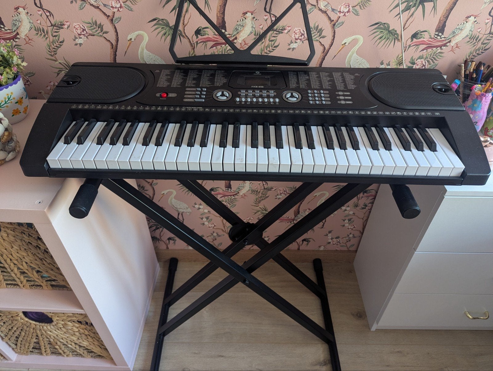 Fazley FKB-050 Keyboard - Zo goed als nieuw, incl. standaard, Muziek en Instrumenten, Keyboards, Ophalen