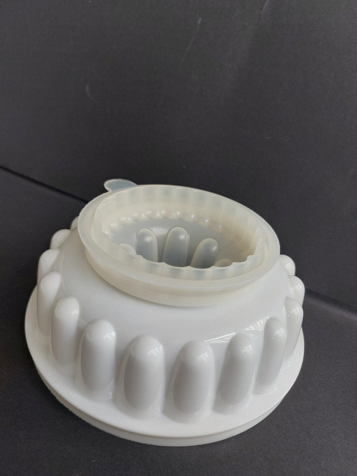 Klein tupperware vintage tulband puddingvormpje, Ophalen of Verzenden, Gebruikt, Bak of Kom