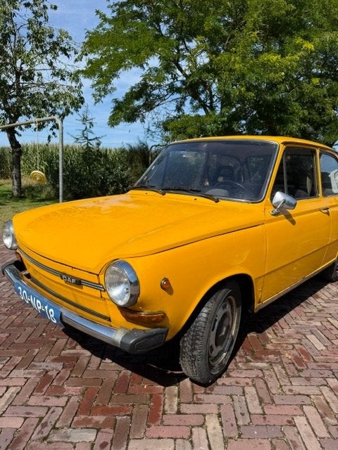 DAF 46 0.8 Super Luxe AUT 1977 Geel, Automaat, Zwart, Particulier, Sedan