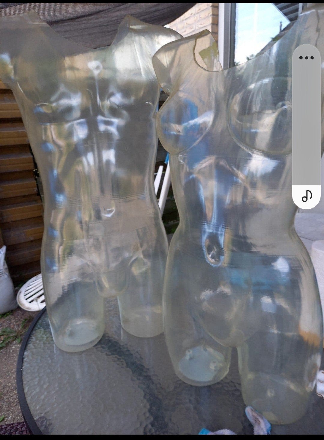 Transparante paspop(torso) danes en heren, Ophalen of Verzenden, Gebruikt, Naaimachine, Brother