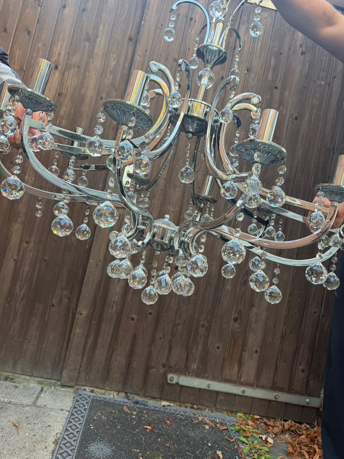 Prachtige kristallen kroonluchter te koop!, Huis en Inrichting, Ophalen, Zo goed als nieuw