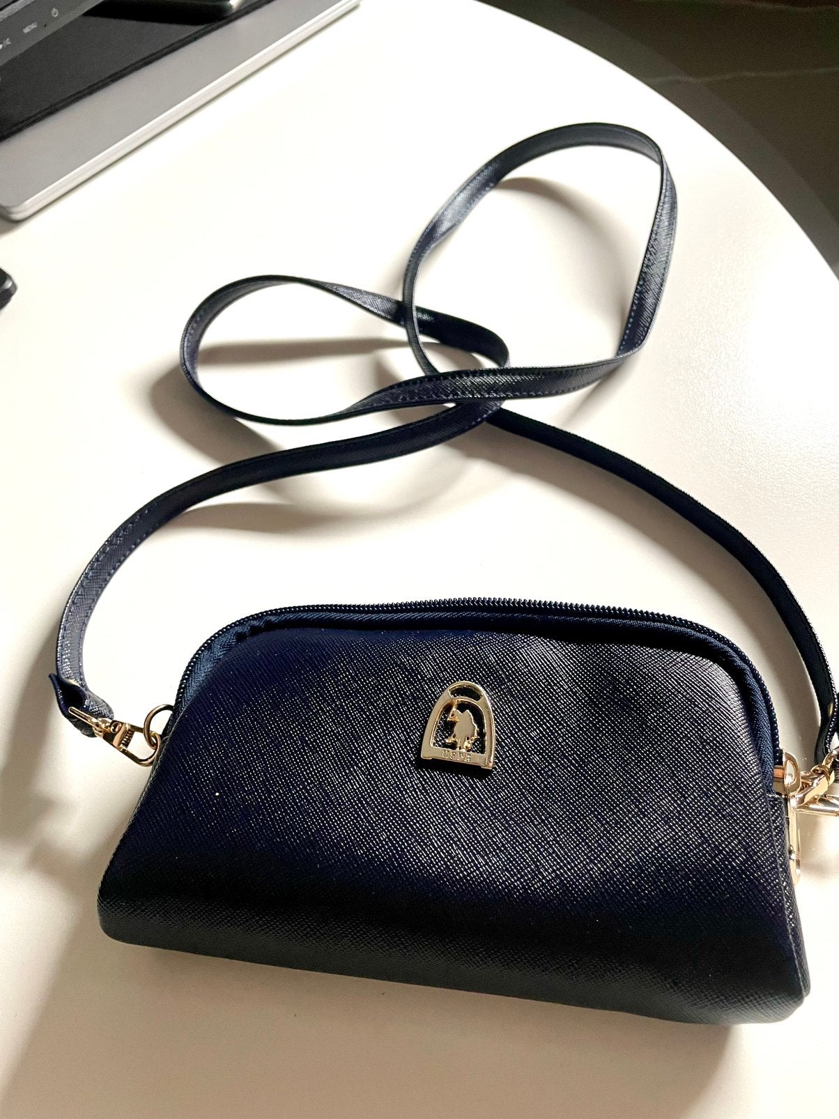 USPA Donkerblauwe Crossbodytas, Ophalen of Verzenden, Nieuw, Blauw, Schoudertasje