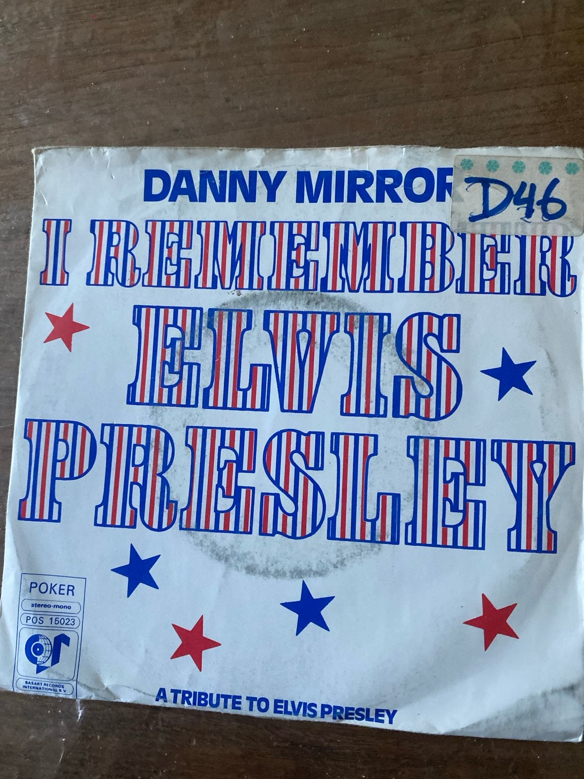 Danny Mirror - I Remember Elvis Presley (7 inch single), Gebruikt, 7 inch, Ophalen of Verzenden, Pop
