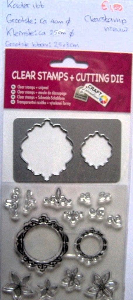 Kader 166 Clearstamp, Hobby en Vrije tijd, Stempelen, Ophalen of Verzenden, Nieuw, Clearstamp