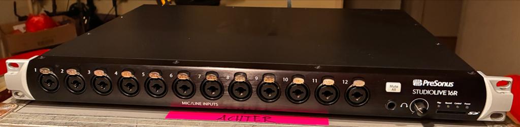 PreSonus StudioLive 16R Digitale Mixer/Stagebox, Muziek en Instrumenten, Mengpanelen, Ophalen of Verzenden, Zo goed als nieuw