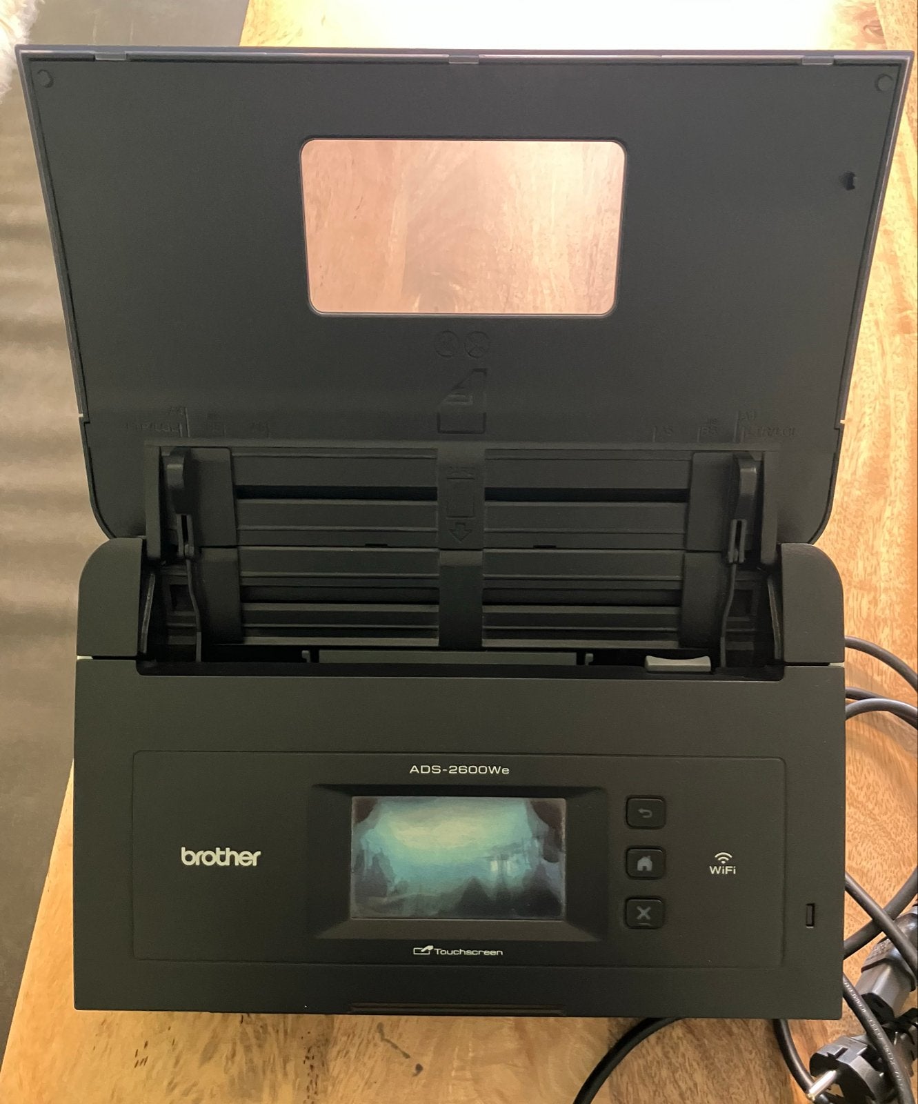 Brother ADS-2600We Documentscanner met Wi-Fi en Touchscreen, MacOS, Zo goed als nieuw, Documentscanner, Ingebouwde Wi-Fi