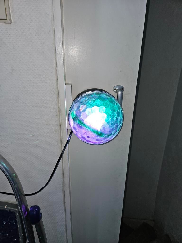 Disco lichtbol met stroboscoopeffecten, Ophalen of Verzenden, Zo goed als nieuw, Licht, Kleur
