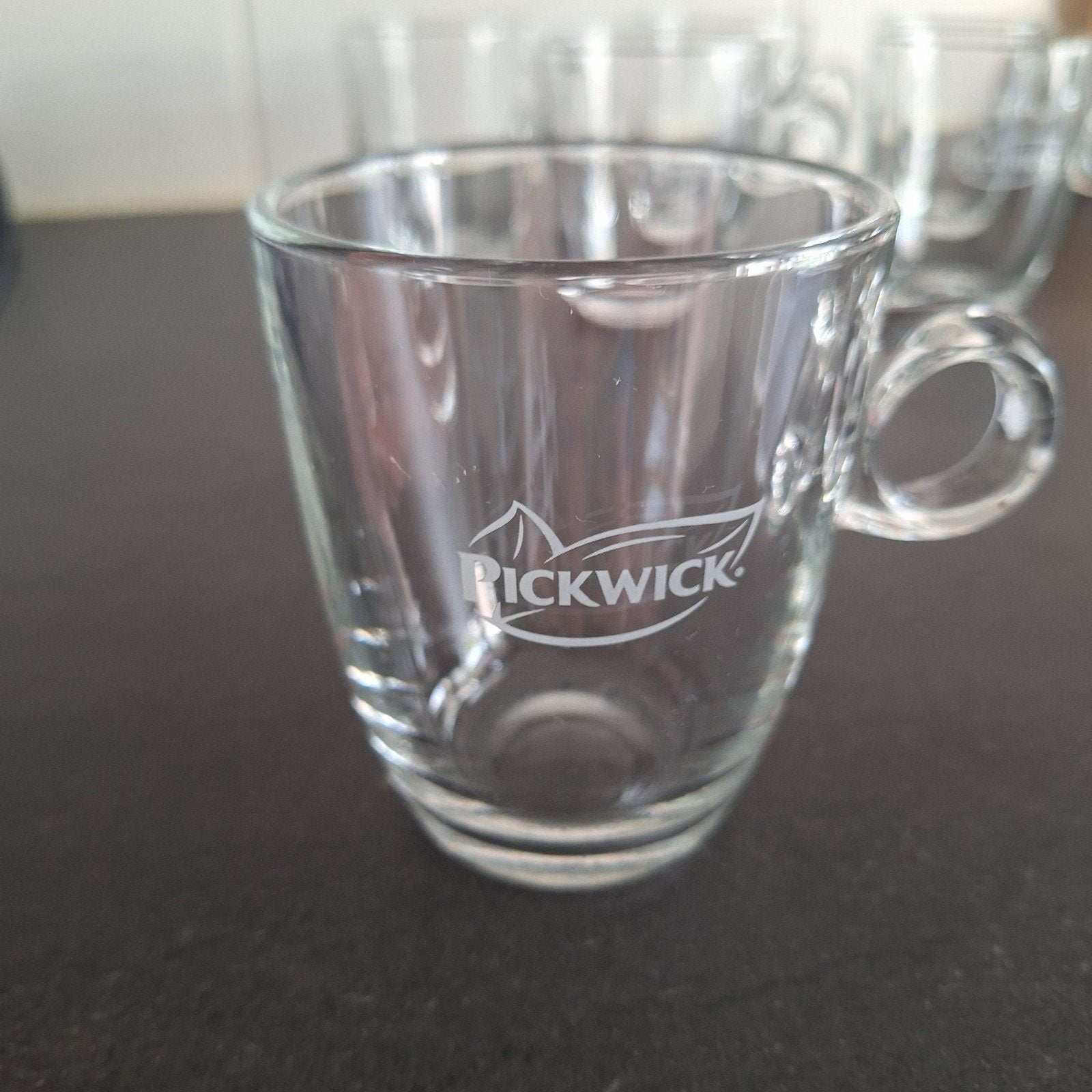 Douwe Egberts Pickwick theeglazen, Huis en Inrichting, Keuken | Servies, Ophalen of Verzenden, Glas, Overige stijlen, Glas of Glazen