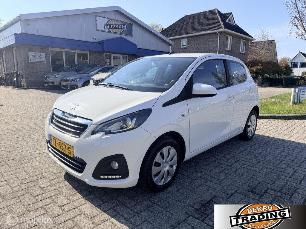 Peugeot 108 1.0 e-VTi Blue Lease airco 5 drs inruil mogelijk, Voorwielaandrijving, Gebruikt, Euro 6, 4 stoelen