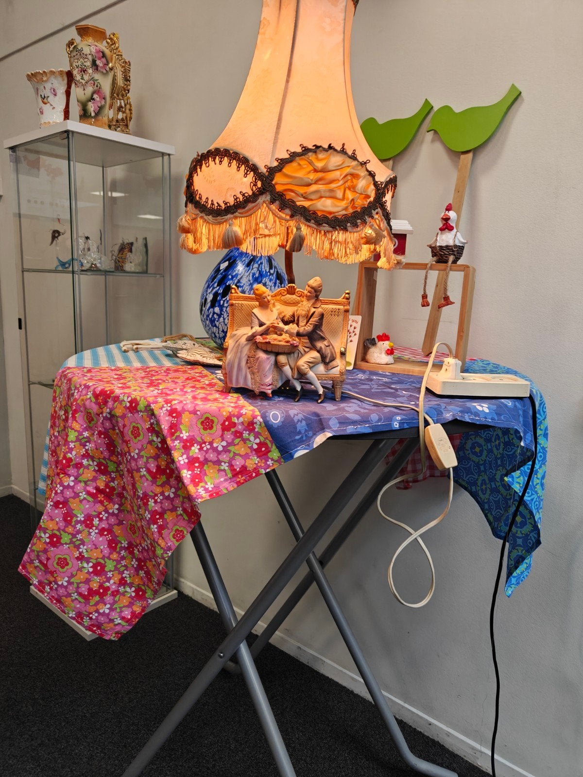 Nostalgie lamp, Ophalen