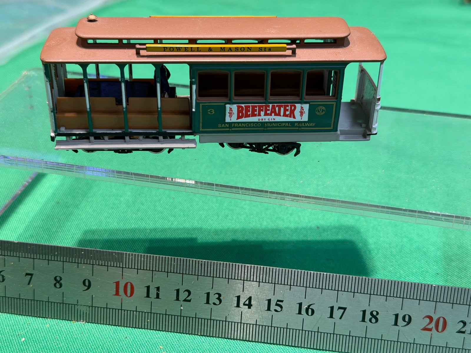 Electrische tram Bachmann San Francisco Cable Car  Beefeater, Overige merken, Gebruikt, Ophalen of Verzenden, Gelijkstroom
