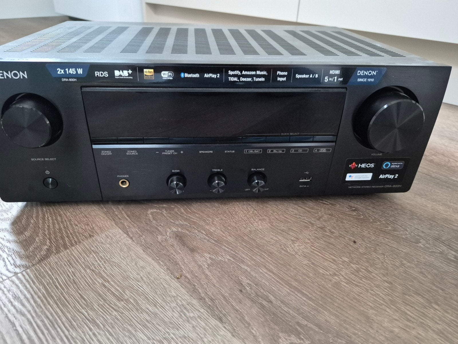 Denon DRA-800H Stereo Receiver met DAB+, WiFi en Bluetooth, Ophalen, Denon