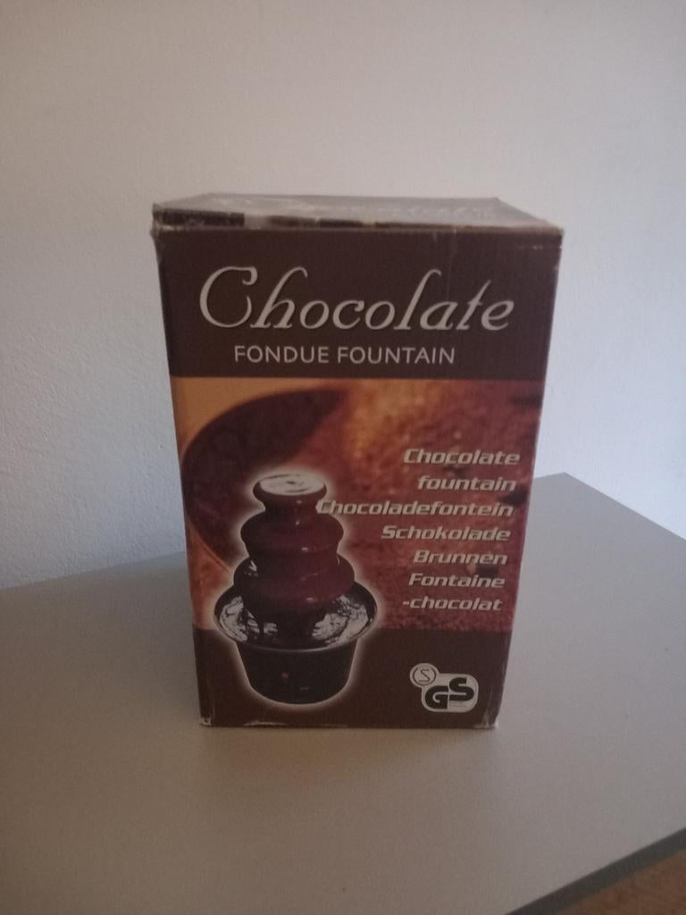 Chocolade Fonduefontein - Nieuw in Doos, Ophalen of Verzenden, Nieuw, Waxinelicht, Fondueset