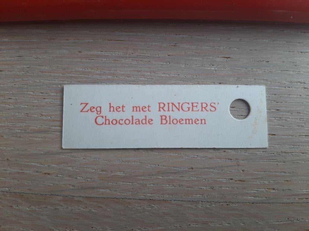 mini kaartje Ringers Chocolade jr 40-50? Alkmaar Rotterdam, Verzenden, Verpakking, Zo goed als nieuw, Ringers