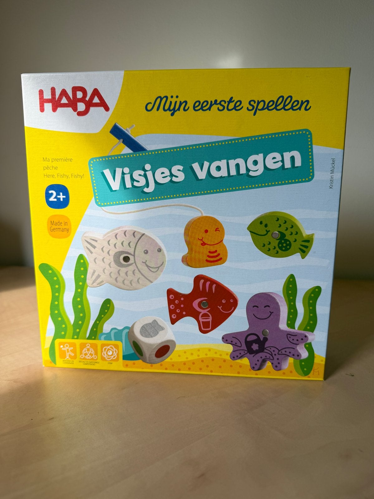 HABA Mijn eerste spellen: Visjes Vangen - Educatief spel, Ophalen of Verzenden, Zo goed als nieuw, Overige typen