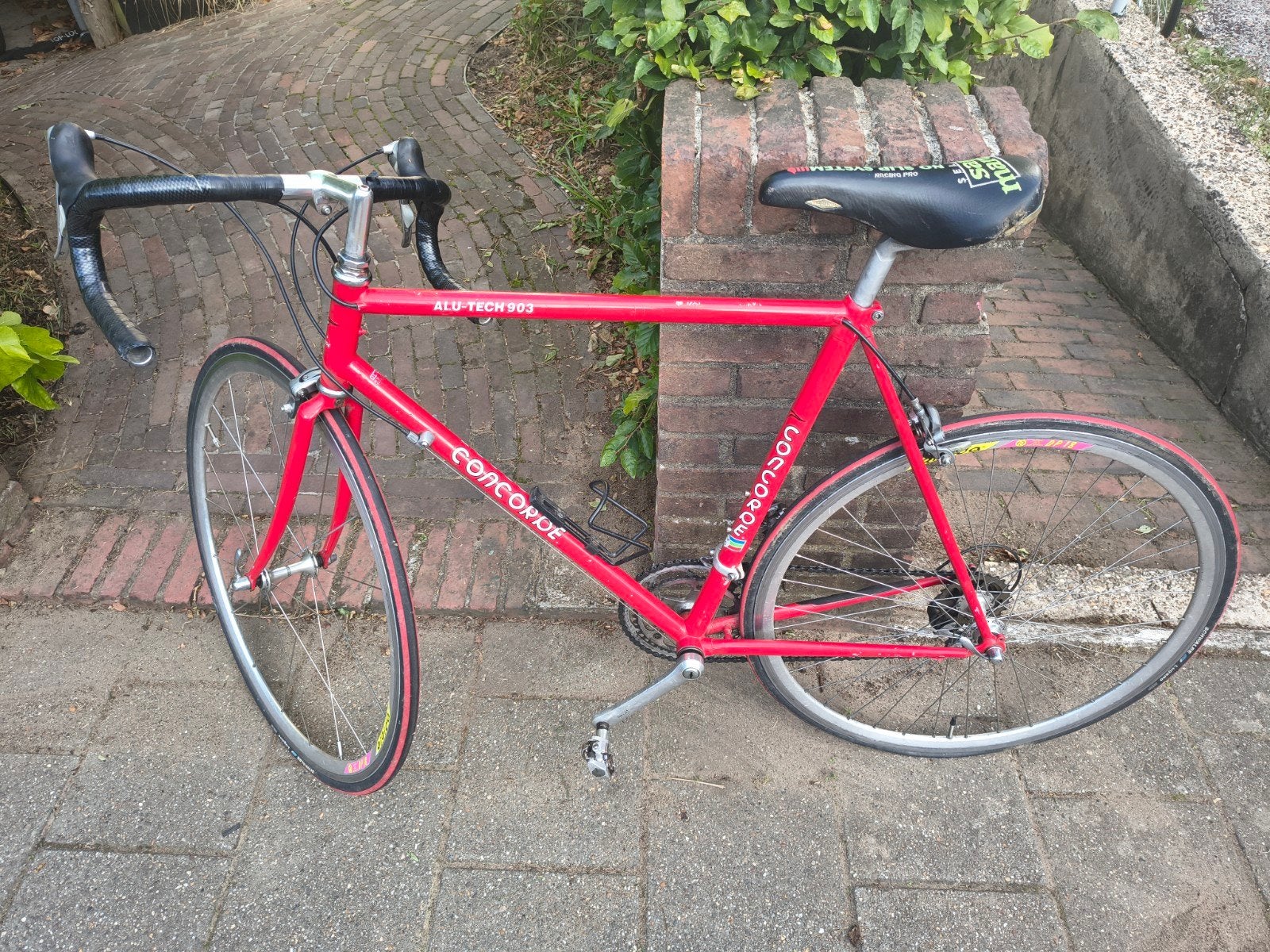Concorde Alu-tech 903 racefiets - Rood, Gebruikt, 28 inch, Gebruikt, 10 tot 15 versnellingen, Aluminium