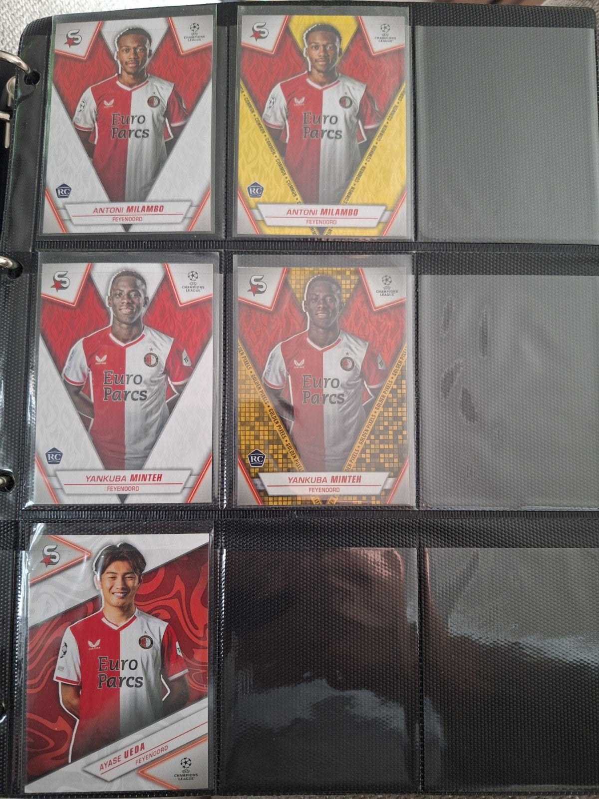 Topps 9x Feyenoord., Verzenden, Nieuw, Feyenoord, Poster, Plaatje of Sticker