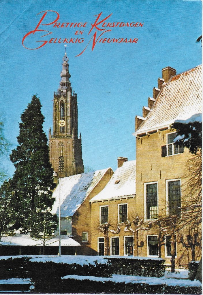 Amersfoort muurhuizen ansichtkaart ( 693 ) gelopen, Ophalen of Verzenden, 1980 tot heden, Gelopen, Utrecht
