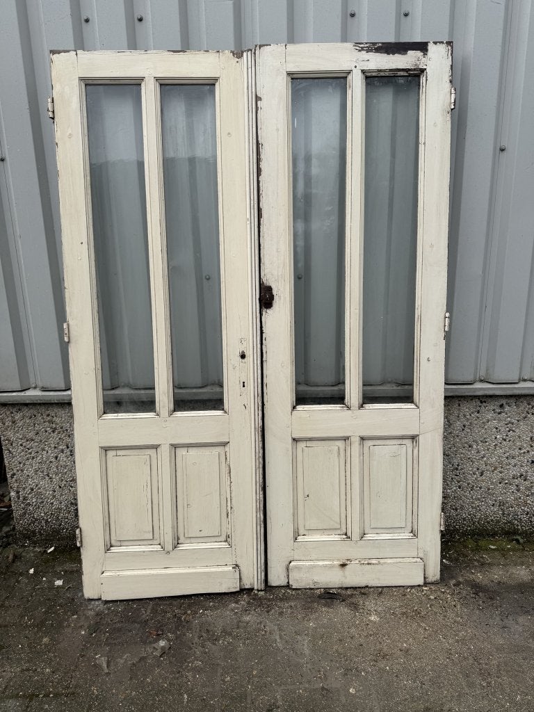 Prachtige antieke set ensuitedeuren, Doe-het-zelf en Verbouw, Jurgen.hoogenboezem@gmail.com, 215 cm of meer, Binnendeur, Nieuwstraat 1c, 6271 AX Gulpen