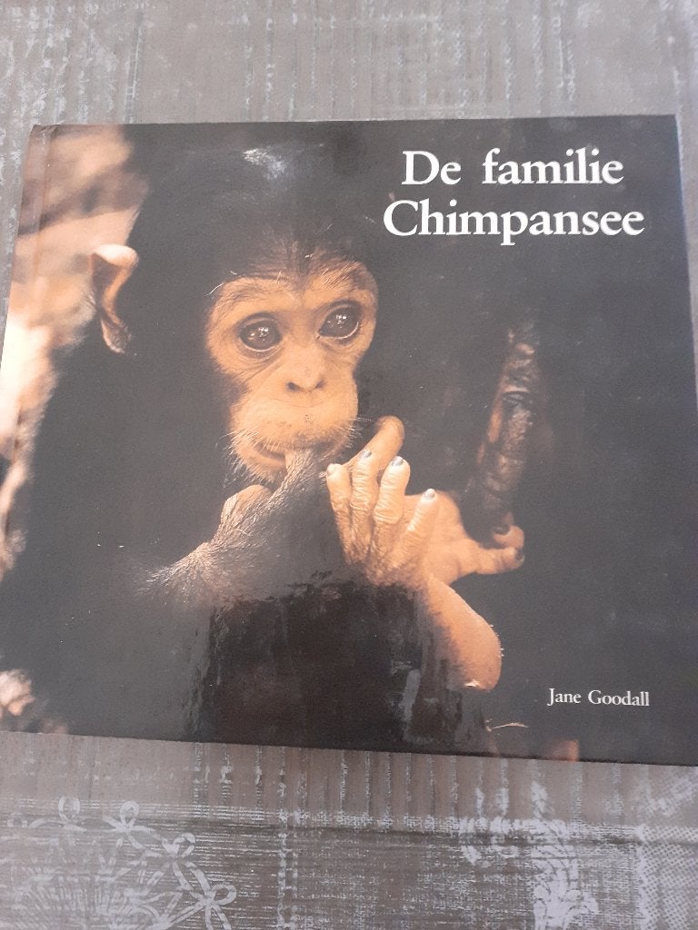 De familie Chimpansee . Jane Goodall. Prachtig Verhaal,, Ophalen, Gelezen, Overige diersoorten