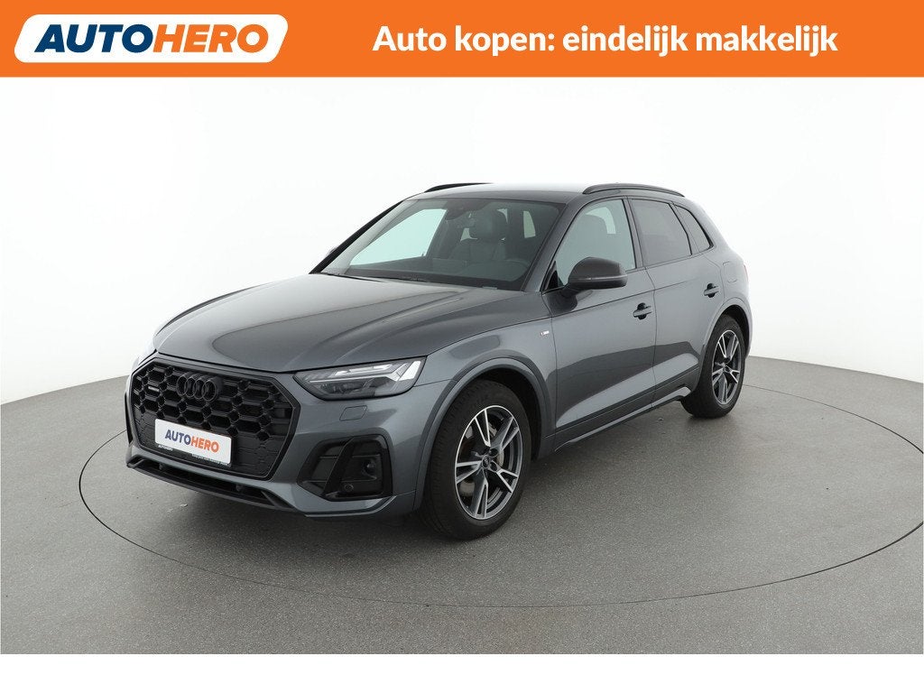 Audi Q5 55 TFSI e quattro Competition |BU04210| (bj 2021), Auto's, Audi, Automaat, Gebruikt, 4 cilinders, Leder en Stof