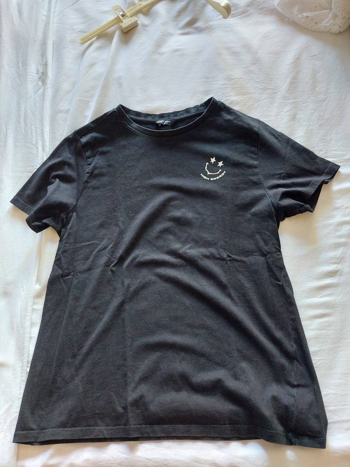 Amy & Ivy T-shirt zwart maat XS met print, Kleding | Dames, T-shirts, Ophalen, Zwart, Korte mouw, Maat 34 (XS) of kleiner