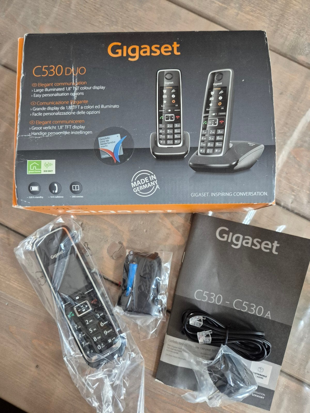 Gigaset C530 DUO Draadloze Telefoonset - 1 toestel, Ophalen, Zo goed als nieuw, 1 handset