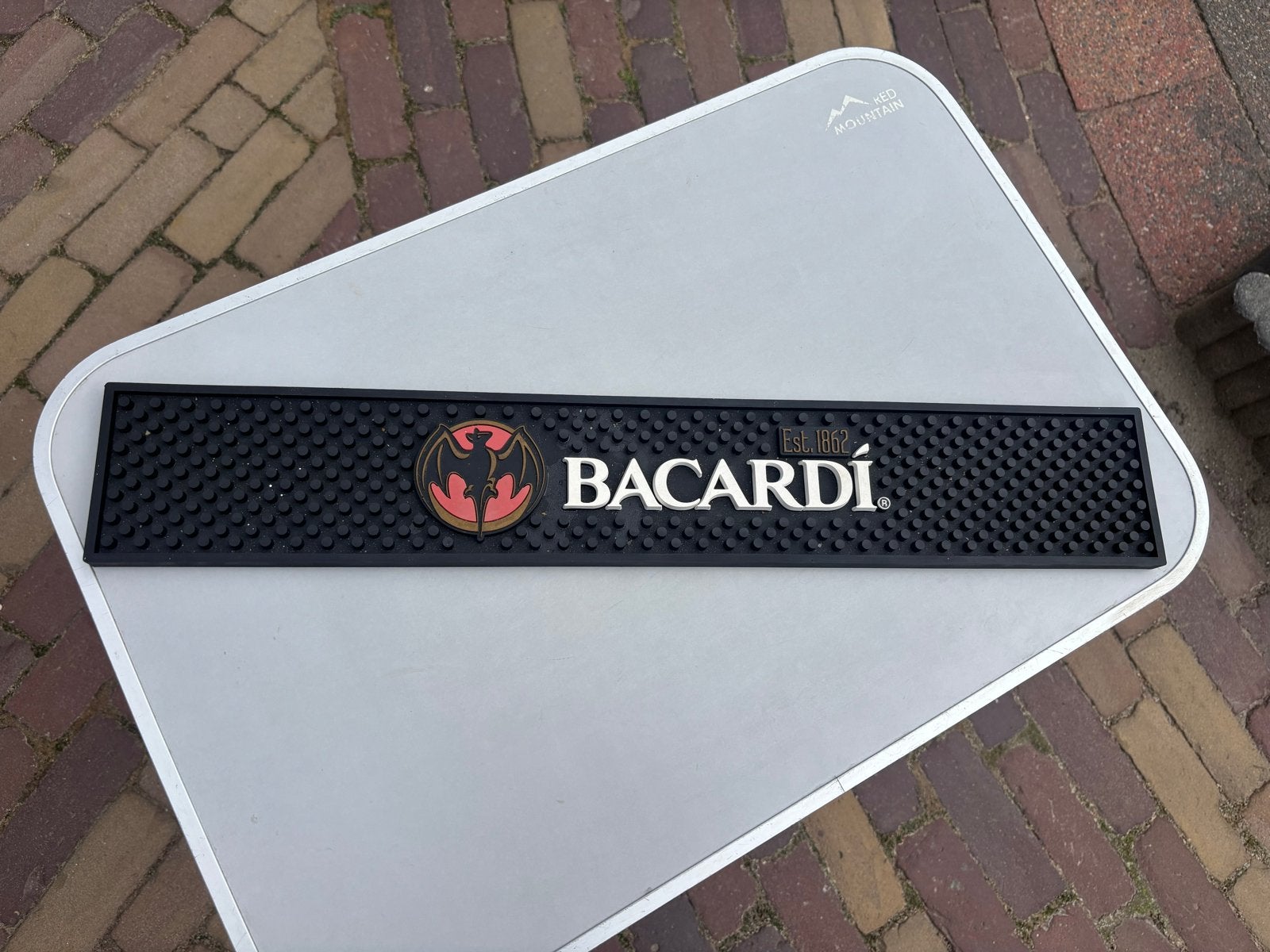 Bacardi Bar Mat / Drip Mat, Ophalen of Verzenden, Gebruikt, Gebruiksvoorwerp