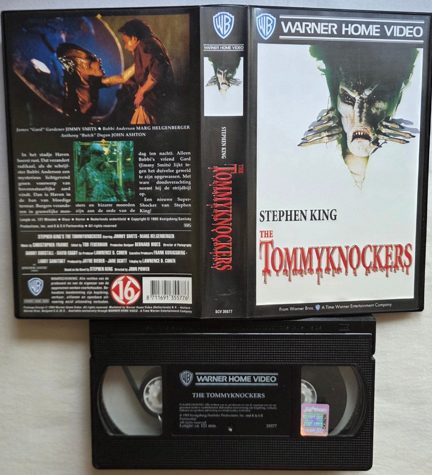 Stephen King The Tommyknockers VHS SciFi/Horror, Vanaf 16 jaar, Ophalen of Verzenden, Zo goed als nieuw, Horror