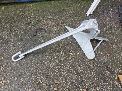 CQR ploegschaar anker 20kg