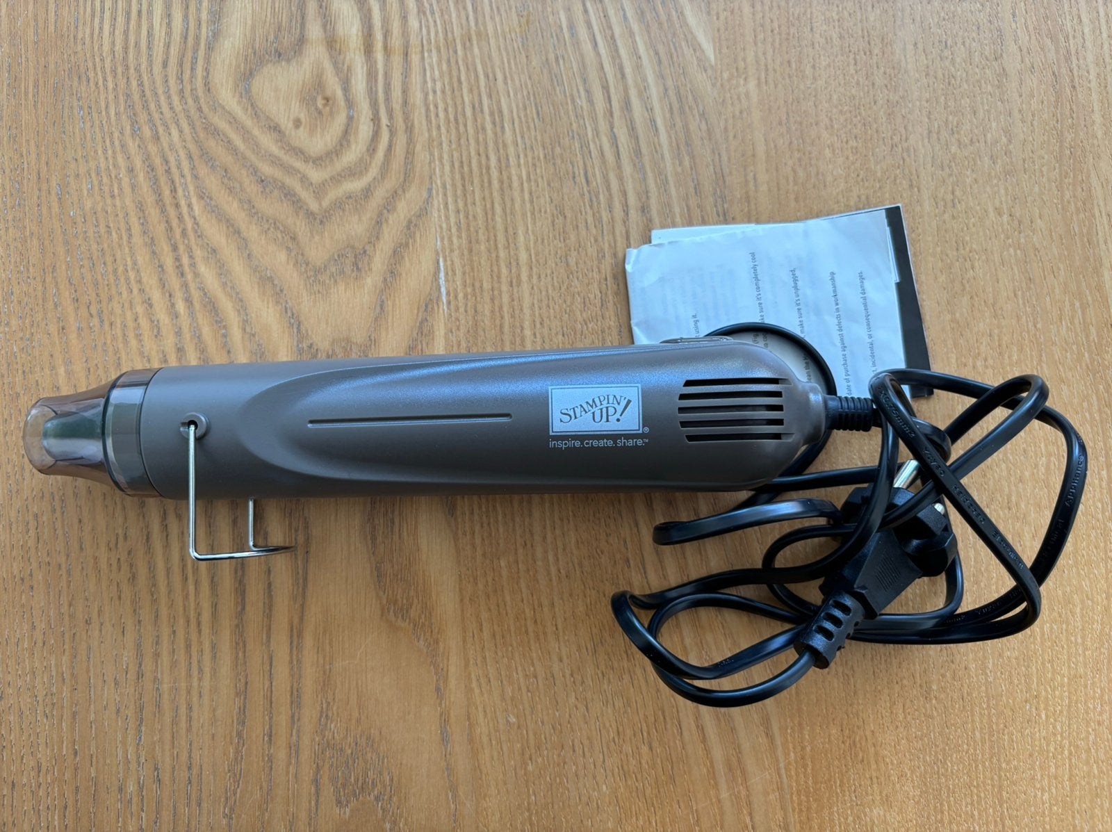 Stampin Up heat tool met embossingpoeder stamppad en buddy, Ophalen of Verzenden, Zo goed als nieuw, Overige typen