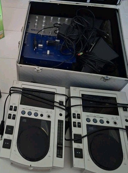 Complete DJ-set: Numark mixer, CDJ's, subwoofer, Ophalen, Gebruikt, Dj-set, Numark