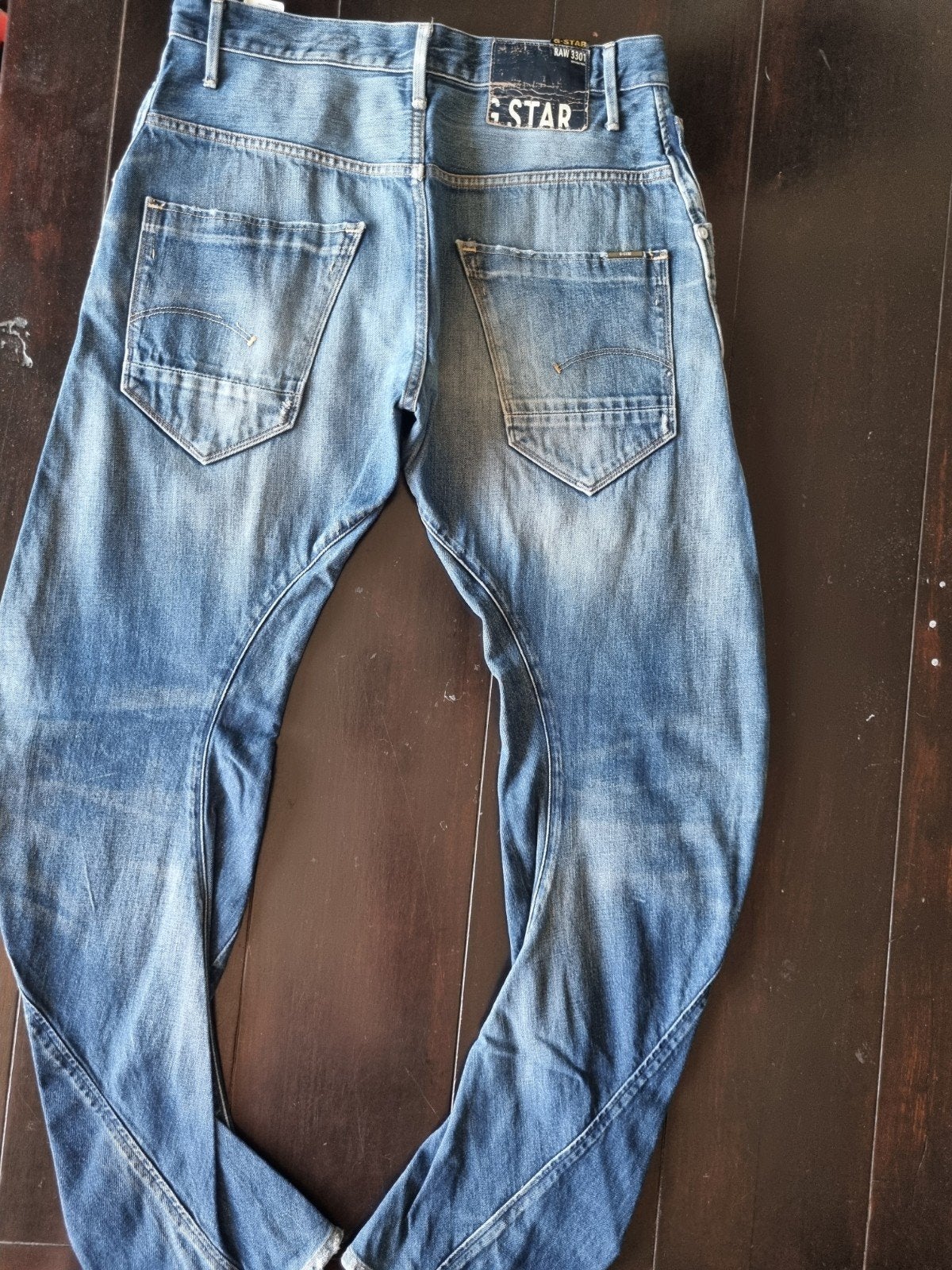 CLASSIC G STAR RAW ARC LOOSE TAPERED JEANS SIZE 31/32, Blauw, W32 (confectie 46) of kleiner, Ophalen of Verzenden, Zo goed als nieuw