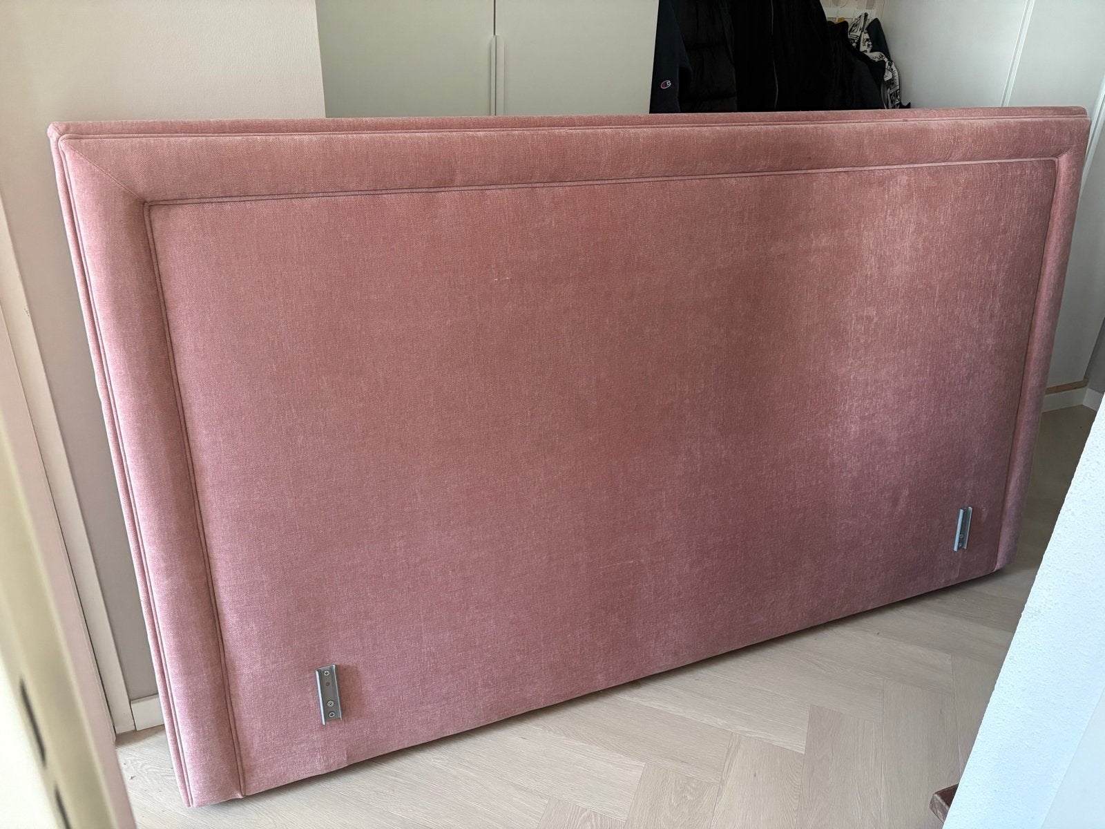 Zwaar roze hoofdbord, tweepersoons, Ophalen, Gebruikt, Overige kleuren, Tweepersoons