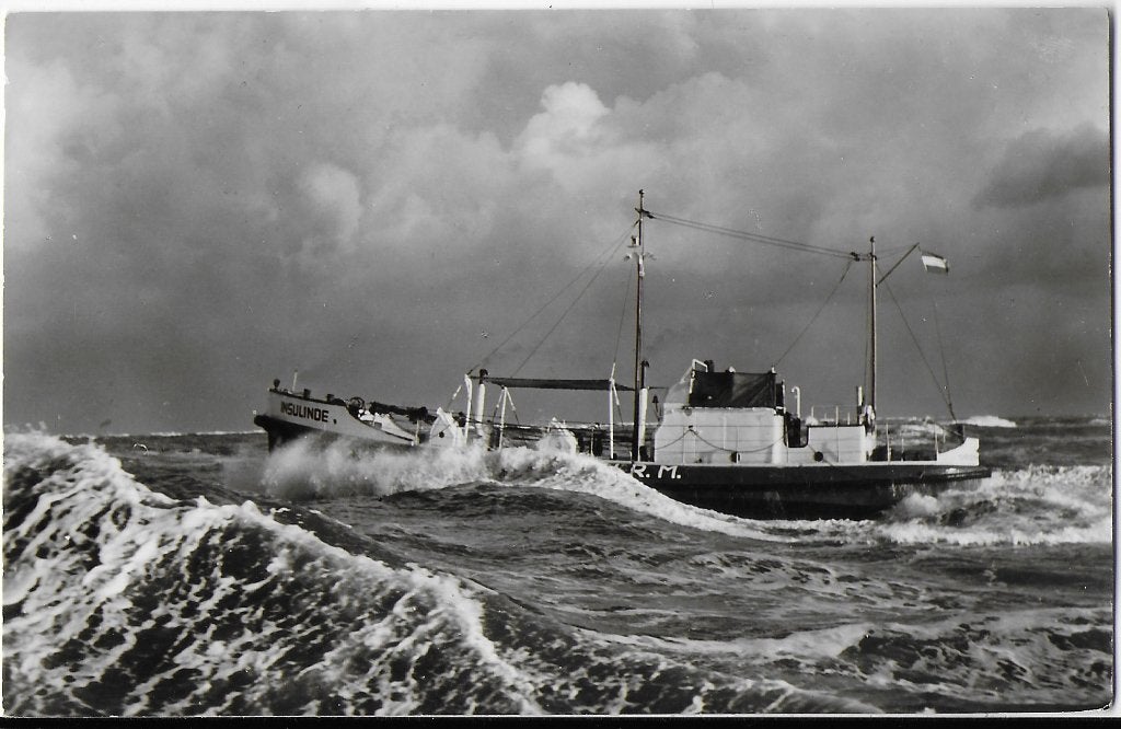 Motorreddingboot Insulinde Oude Ansichtkaart ( 2054 )gelopen, Ophalen of Verzenden, 1960 tot 1980, Gelopen