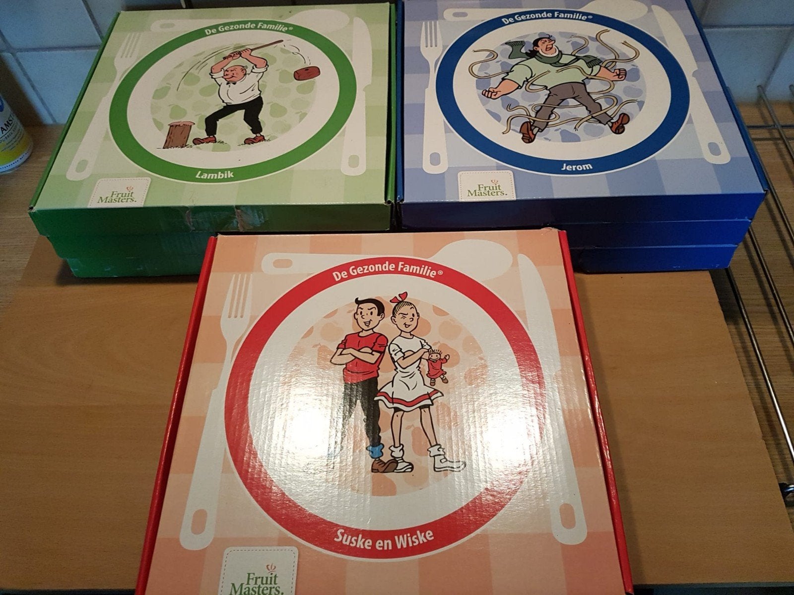 bord en bestek suske en wiske, Ophalen of Verzenden, Suske en Wiske, Nieuw, Gebruiksvoorwerp