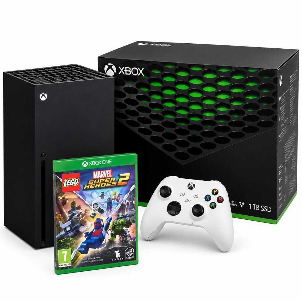 Xbox Series X 1TB SSD Zwart + LEGO Marvel Super Heroes 2