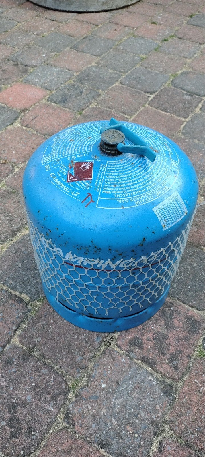 Campingaz gasfles 907 - leeg, Ophalen, Gebruikt