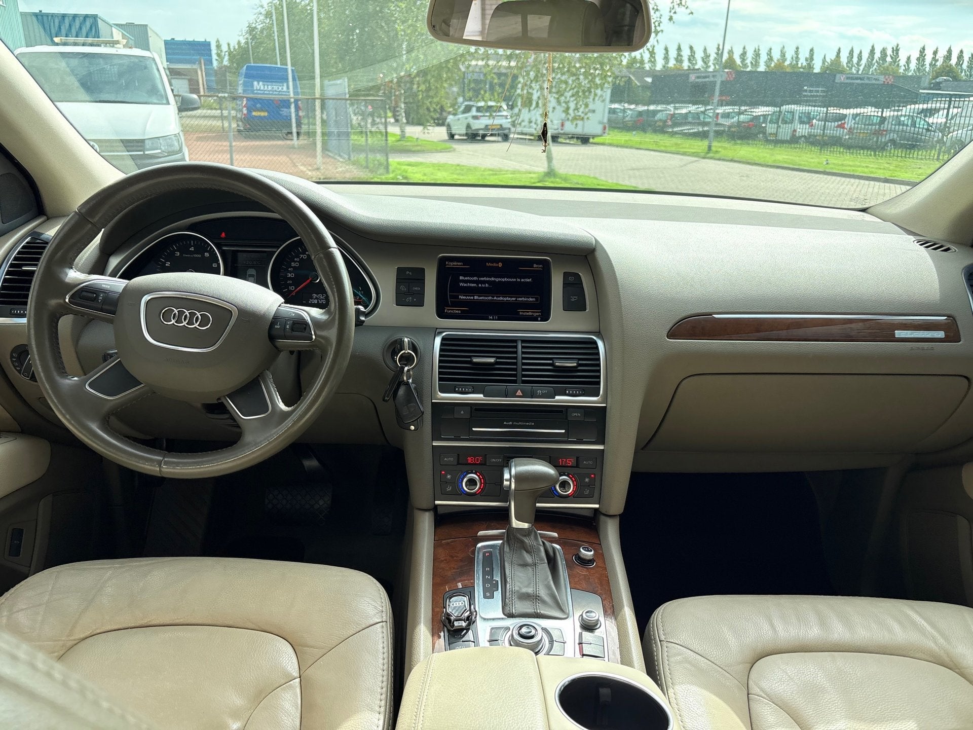Audi Q7 3.0 TFSI quattro Pro Line S 5+2/Zeer nette Vol optie, Automaat, Gebruikt, Beige, 3075 kg