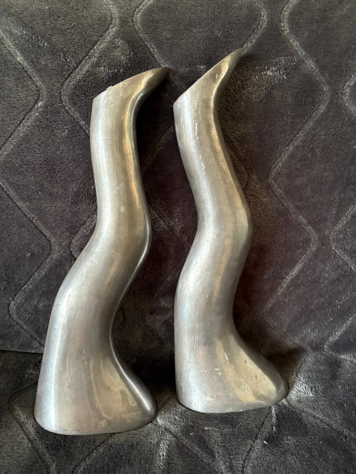 Anatomi Anna Efverlund aluminium kandelaars  (Ikea, 1994), Ophalen of Verzenden, IKEA
