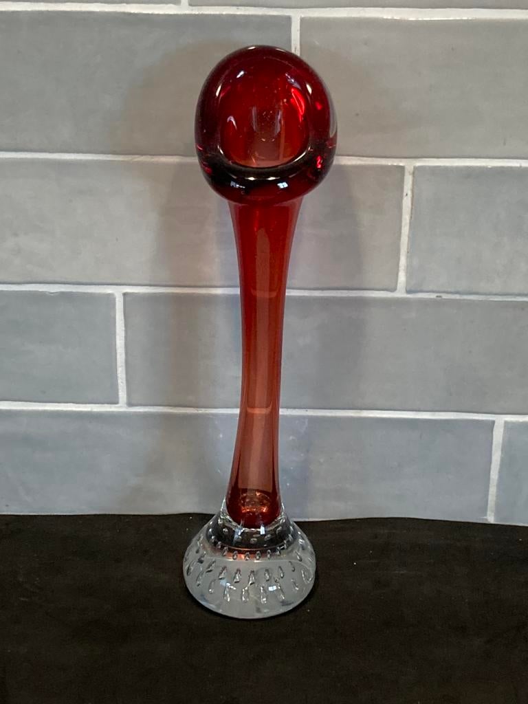 Vintage vaasje Aseda Zweden (280226), Antiek en Kunst, Antiek | Glas en Kristal, Ophalen of Verzenden