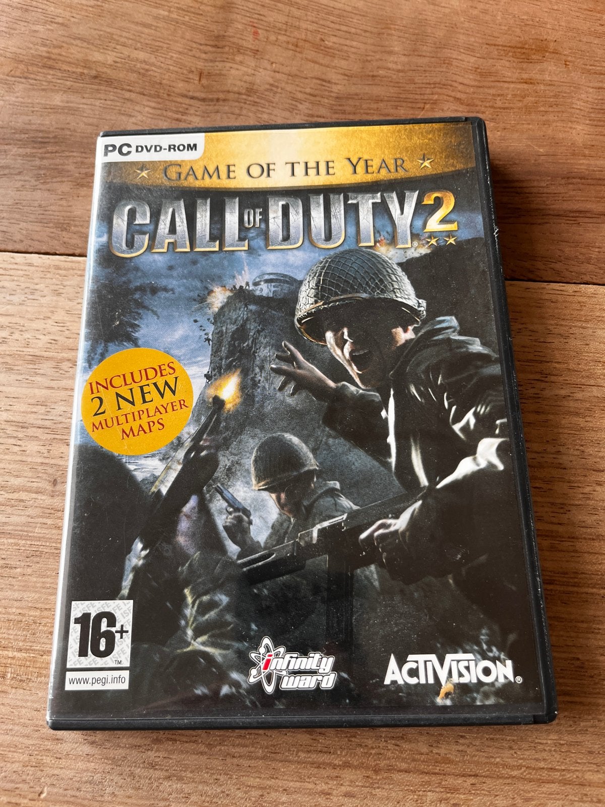 Call of Duty 2 PC DVD-ROM - Game of the Year Edition, Spelcomputers en Games, Games | Pc, Online, Gebruikt, Shooter, 1 speler
