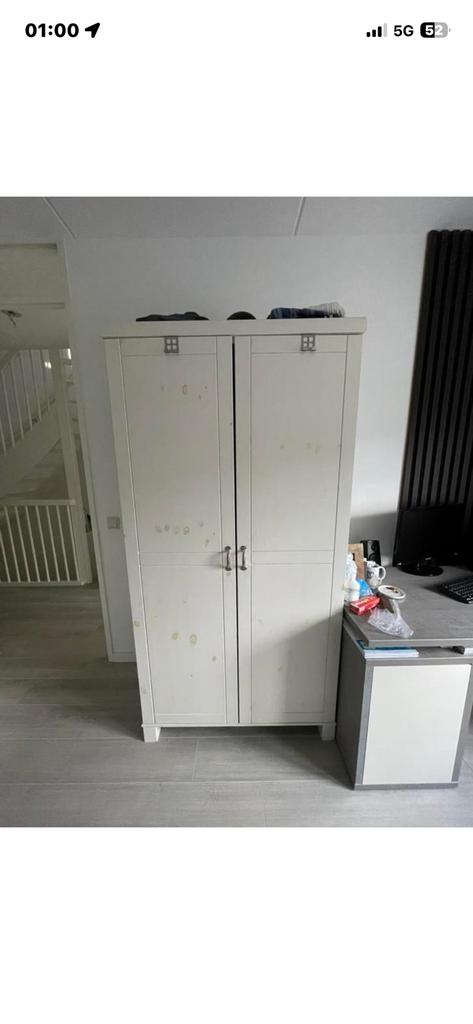 IZGST! KLEDINGKAST 194x100x50, Huis en Inrichting, Kasten | Kledingkasten, Ophalen, Met deur(en), Gebruikt, 50 tot 100 cm
