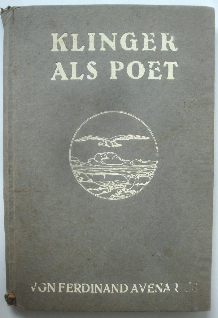 Ferdinand Avenarius Max Klinger als Poet, Ophalen of Verzenden, Zo goed als nieuw, Ferdinand Avenarius, Schilder- en Tekenkunst