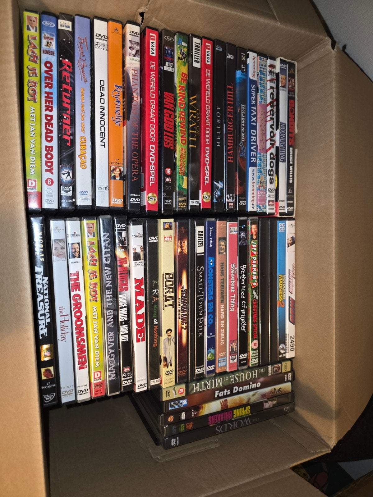 Grote collectie DVD's - Diverse films en genres, Gebruikt, Nederlands, Ophalen of Verzenden, Vanaf 12 jaar