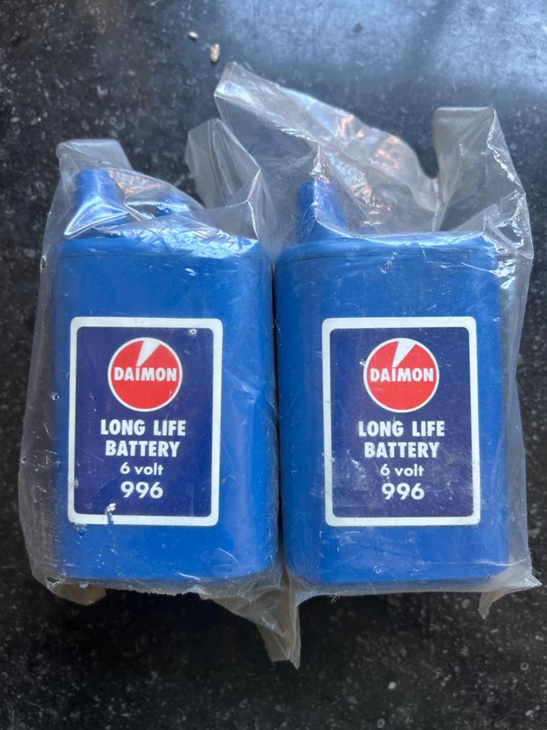Daimon 996 Long Life Batterij van 6 volt., Ophalen of Verzenden, Zo goed als nieuw
