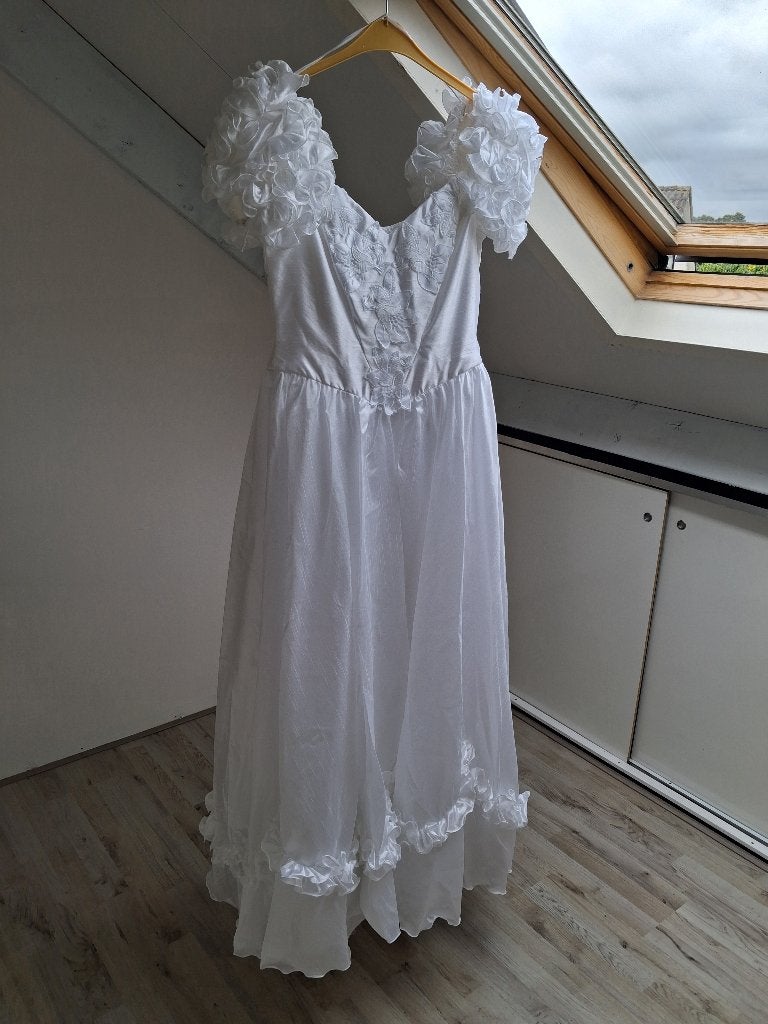 Zomer witte trouwjurk, Kleding | Dames, Ophalen, Trouwjurk, Covers, Wit