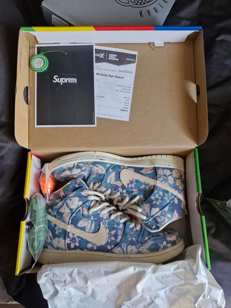 Nike Dunk High Hawaii - Maat 46 - Zo goed als nieuw, Overige kleuren, Nike, Ophalen of Verzenden, Sneakers of Gympen