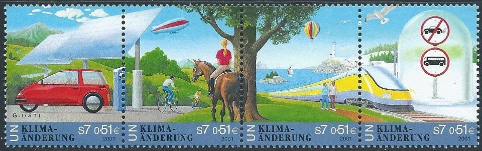 VN Wenen - Mi 346/349 - Postfris, Ophalen of Verzenden, Postfris