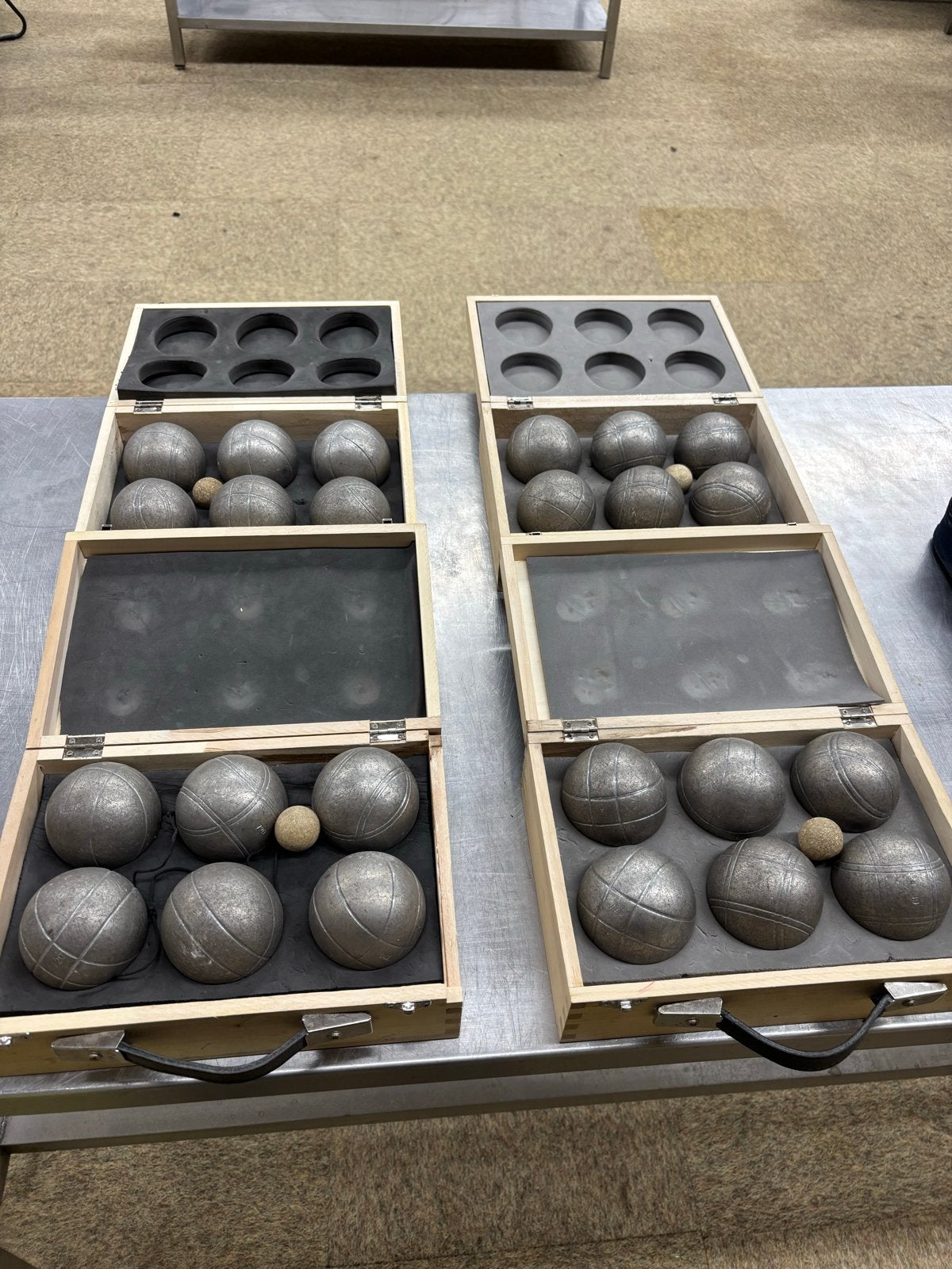 Petanque/Jeu de Boules sets - 5 stuks, Ophalen, Gebruikt
